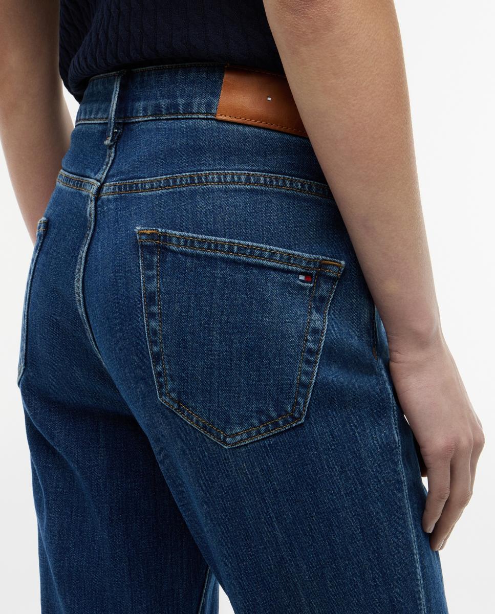 Jeans à Boca de Sino Azul-3