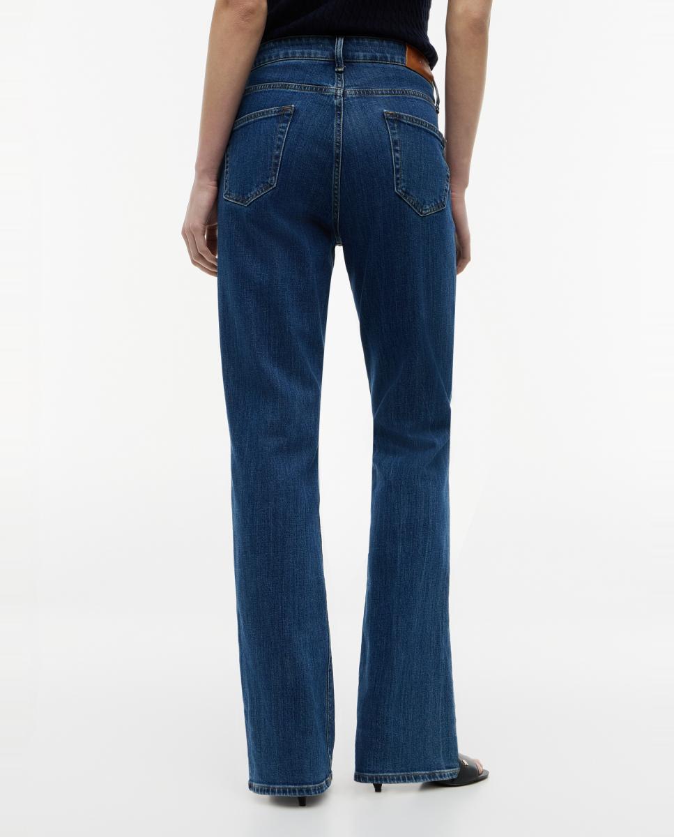 Jeans à Boca de Sino Azul-4