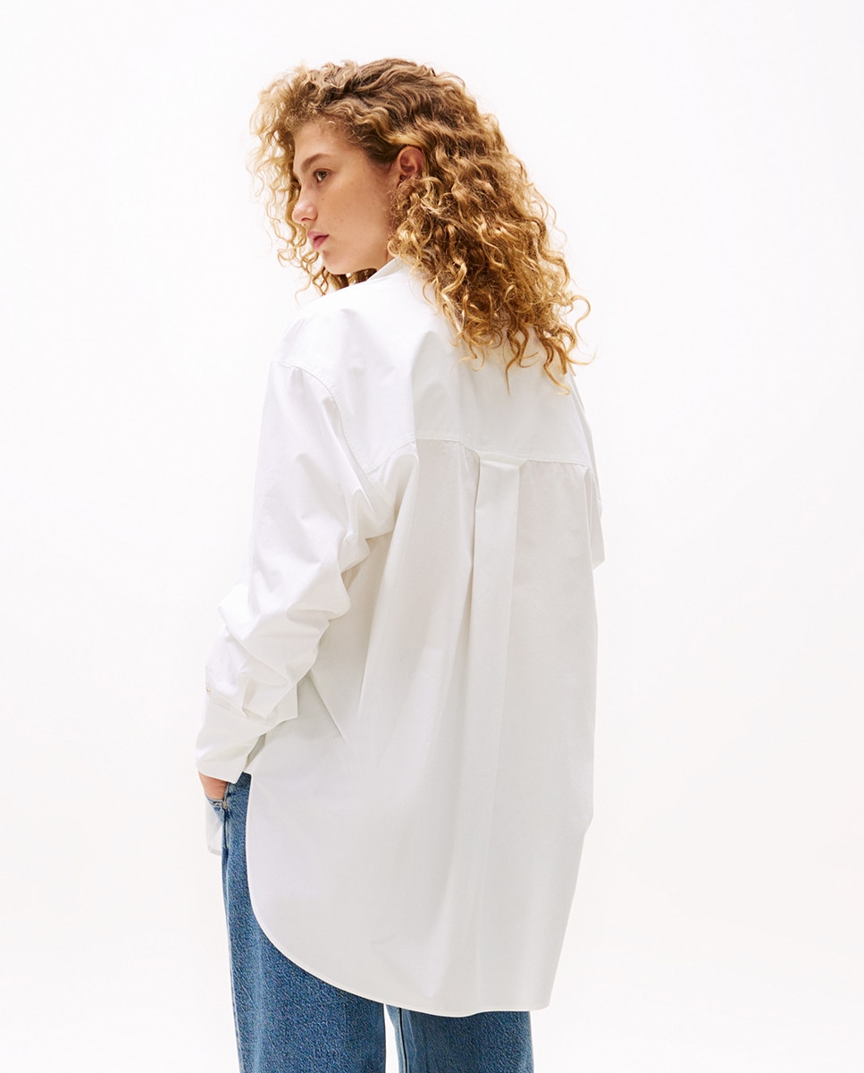 TH X SRG Camisa Boyfriend Branco-2