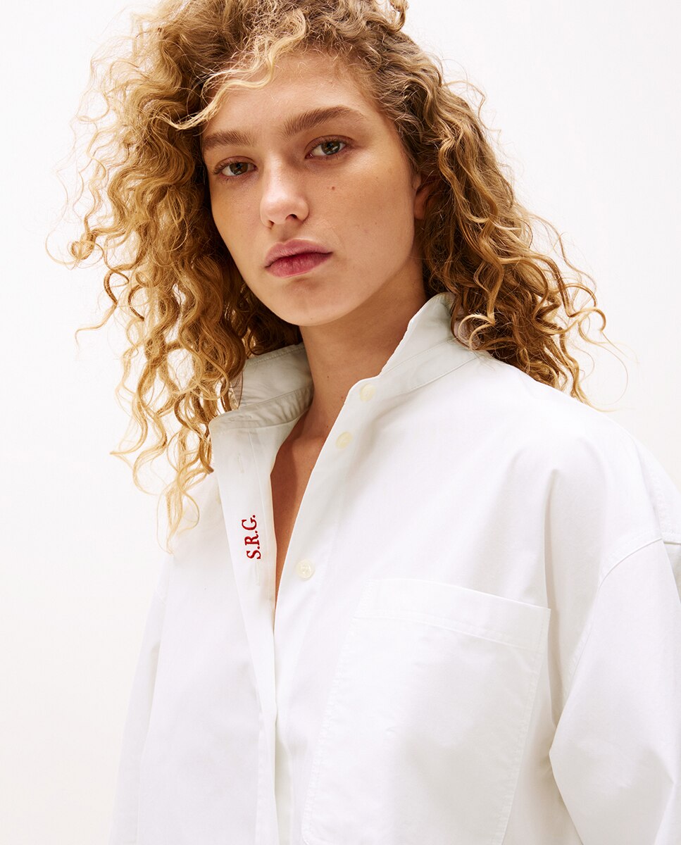 TH X SRG Camisa Boyfriend Branco-3