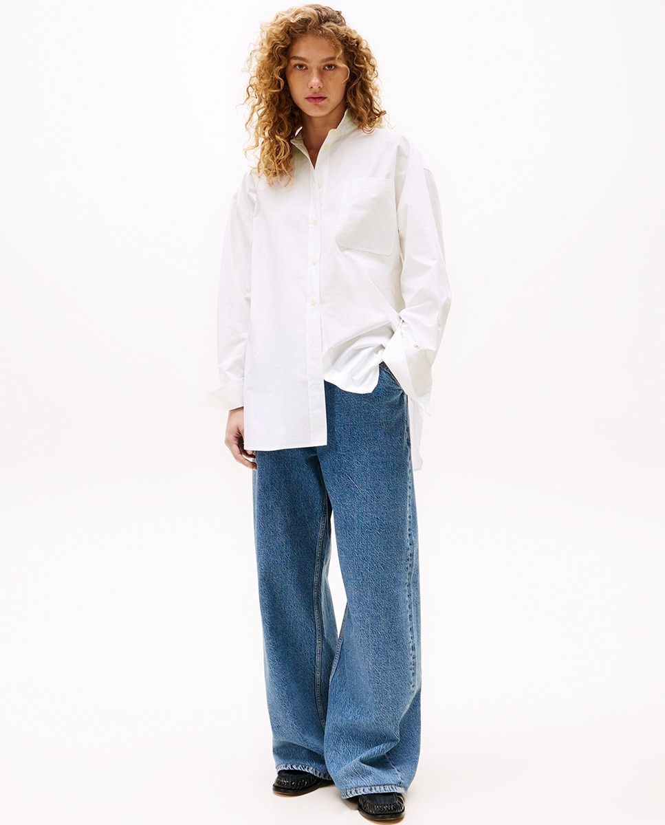 TH X SRG Camisa Boyfriend Branco-4
