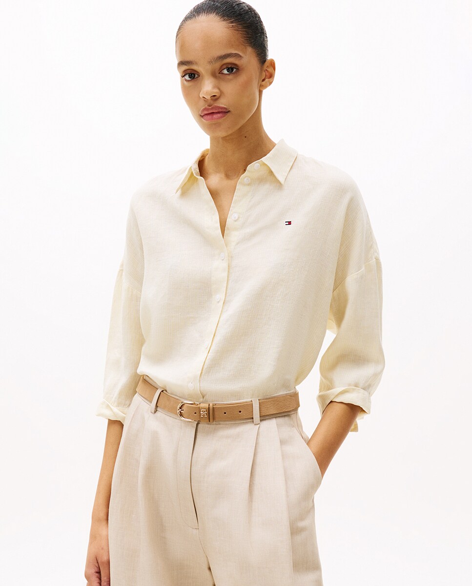 Camisa Lino Camisa Amarilla El Corte Ingles Camisa De Mujer De