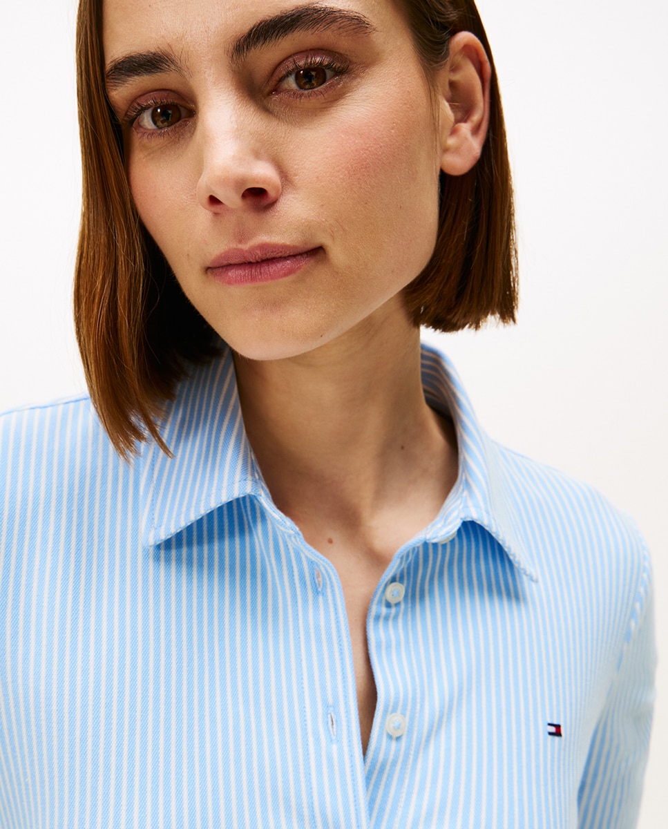 Camisa Piqué Slim Azul-claro-3