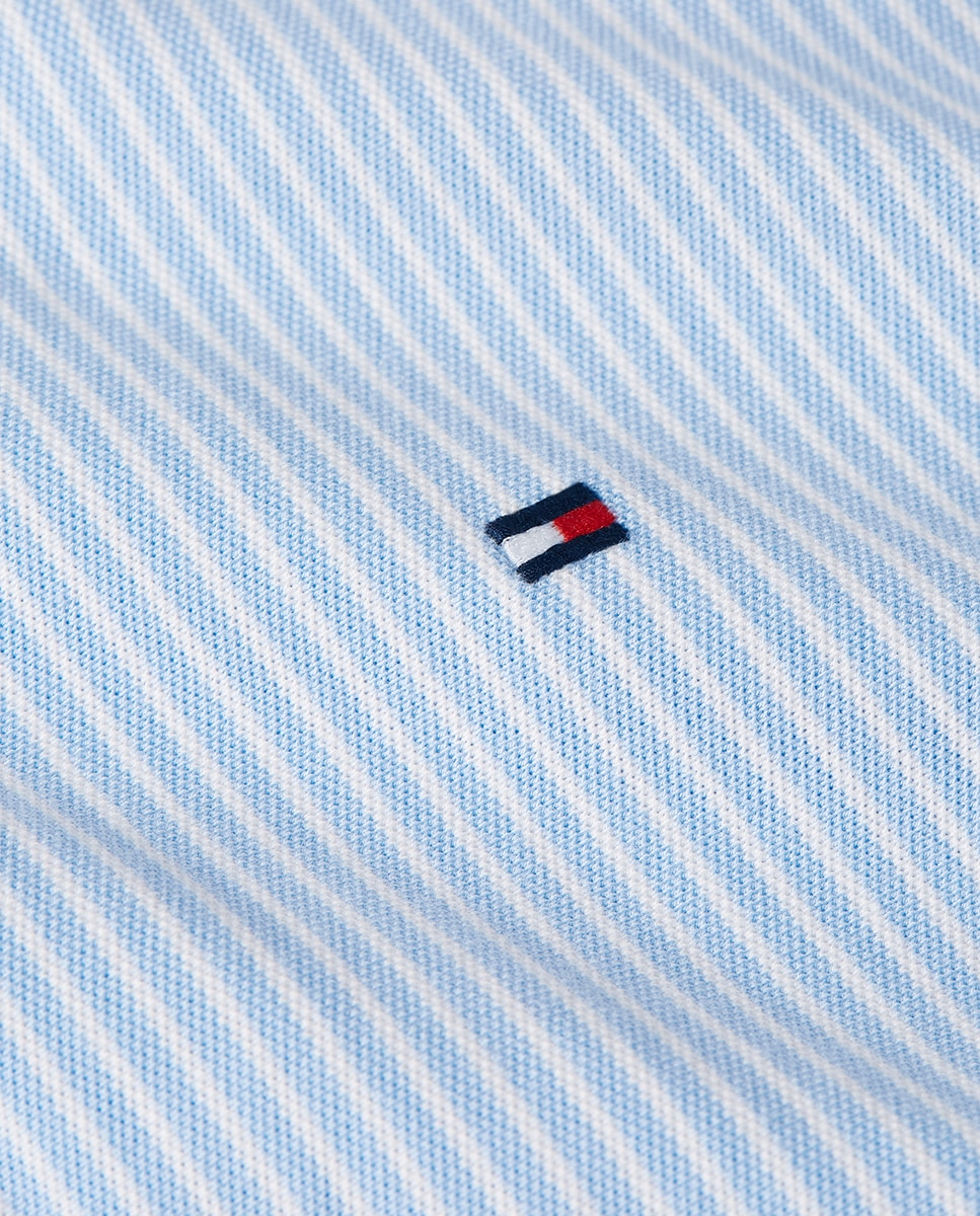 Camisa Piqué Slim Azul-claro-6