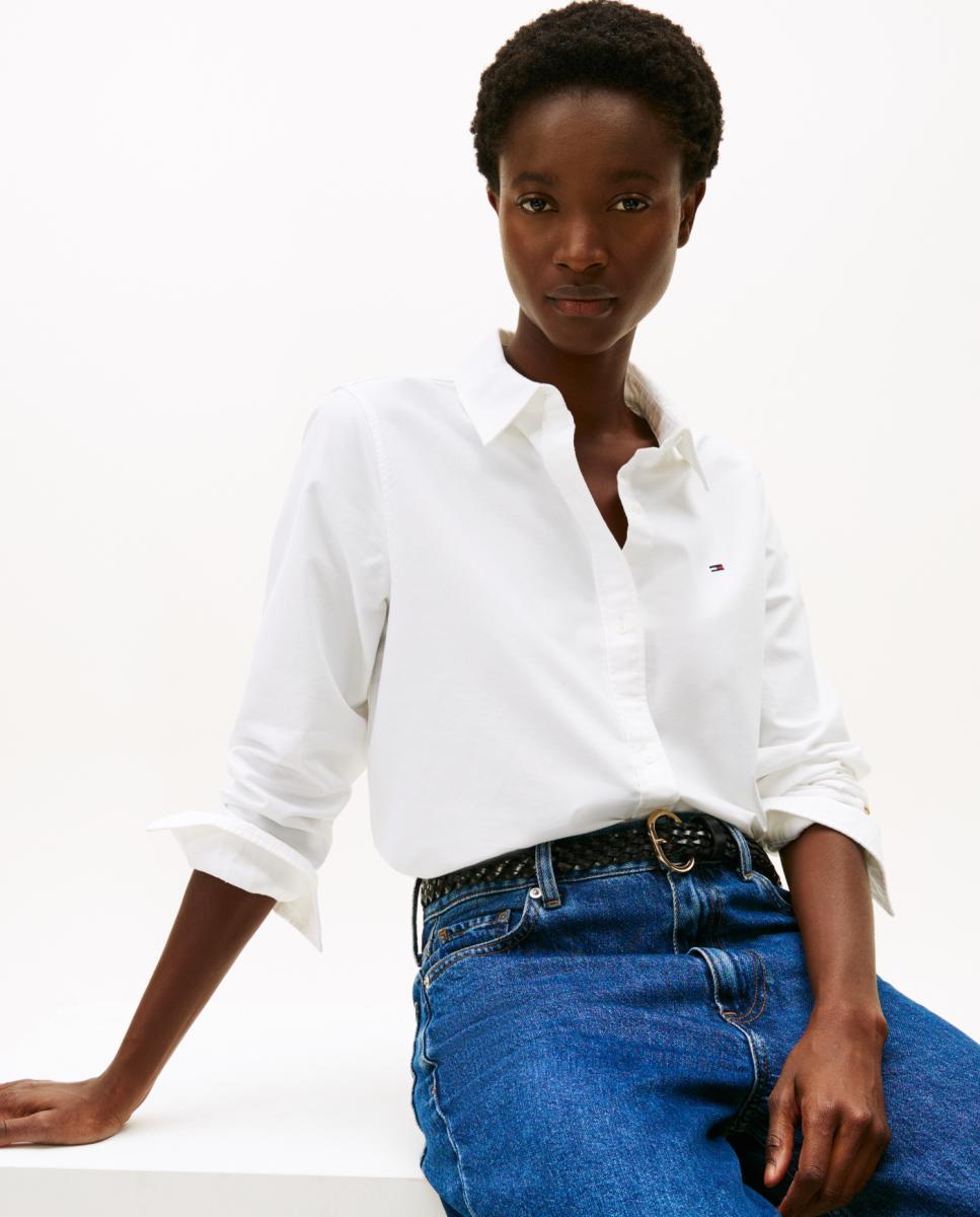 Camisa Estilo Easy Fit Branco-2