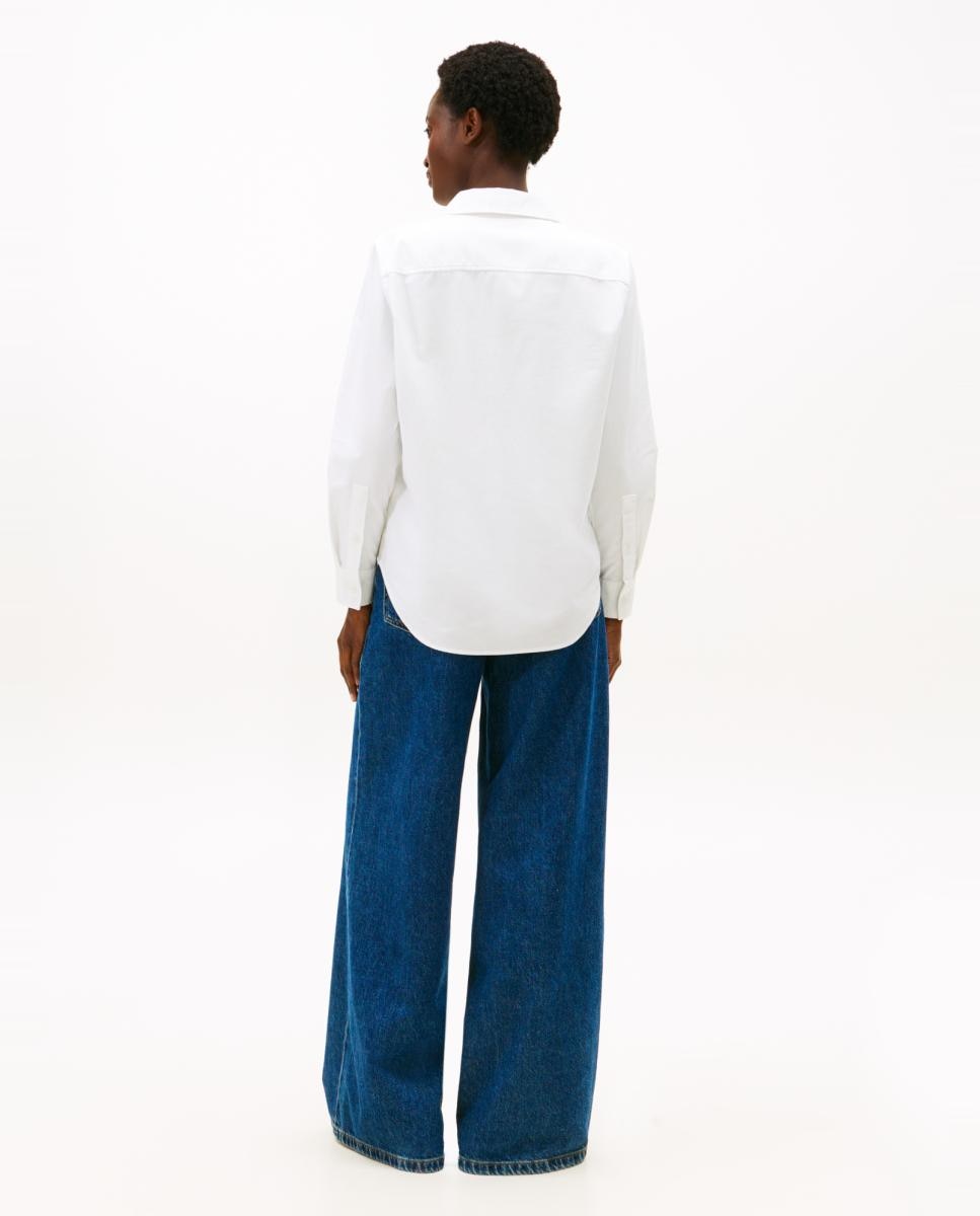 Camisa Estilo Easy Fit Branco-3