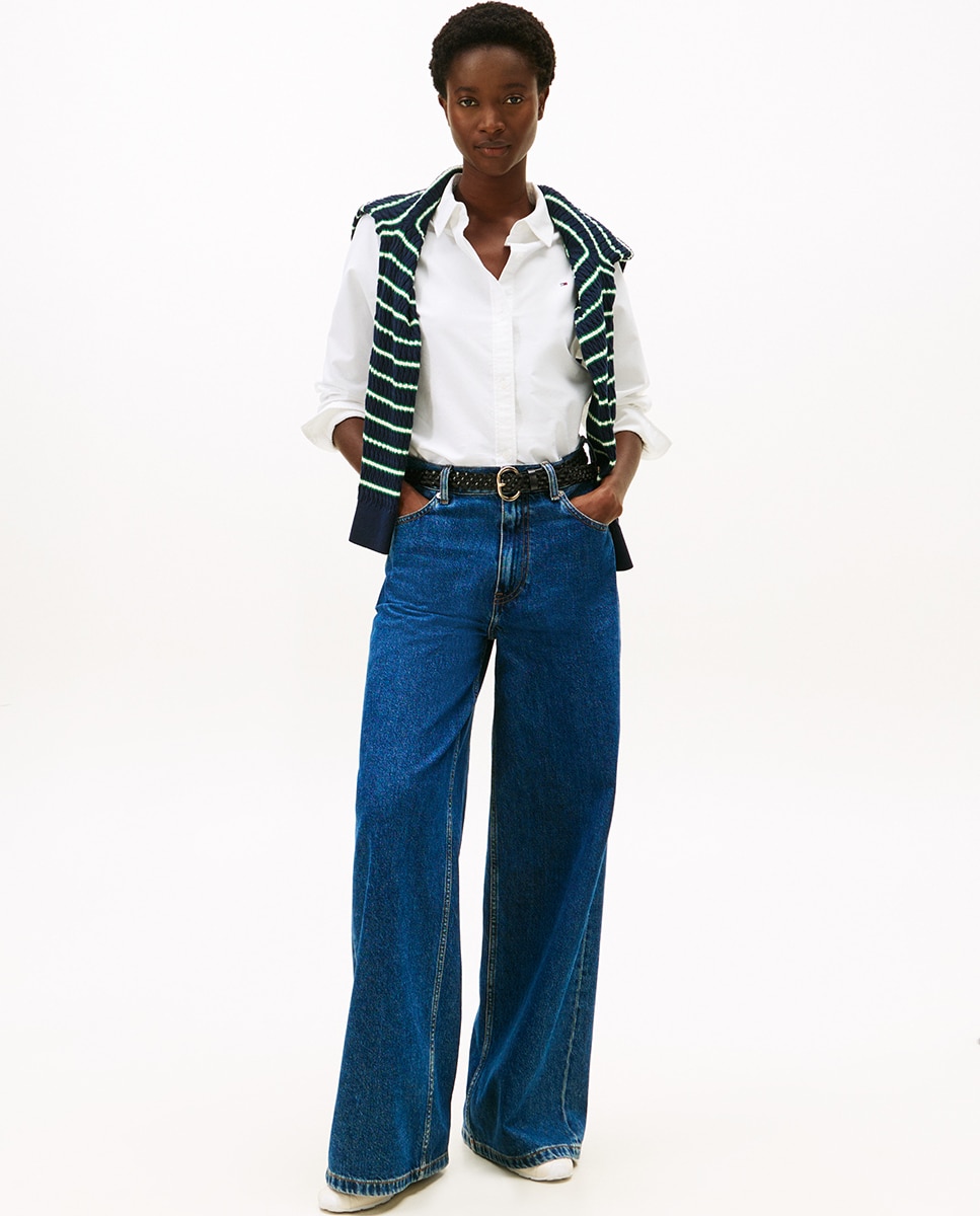 Camisa Estilo Easy Fit Branco-7