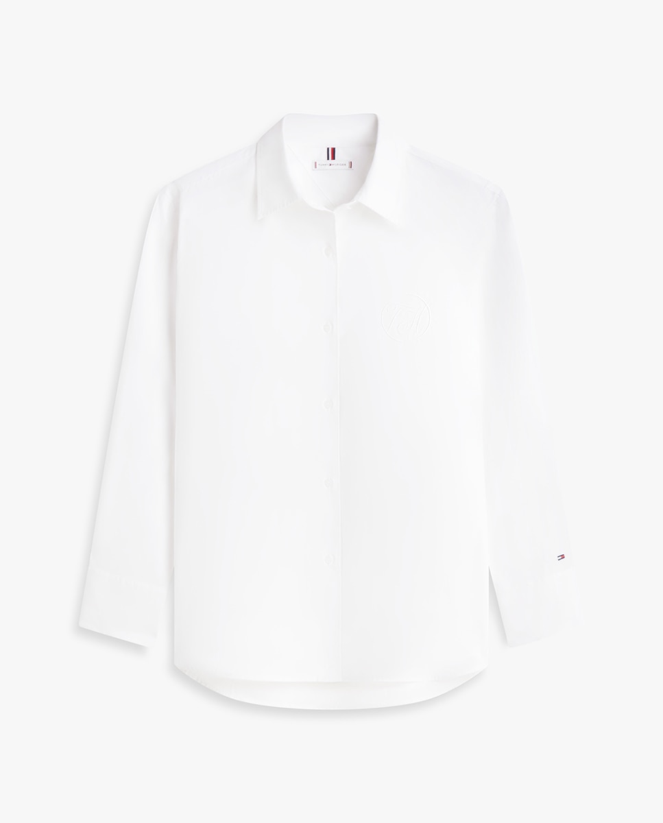 Camisa Estilo Easy Fit Branco-4