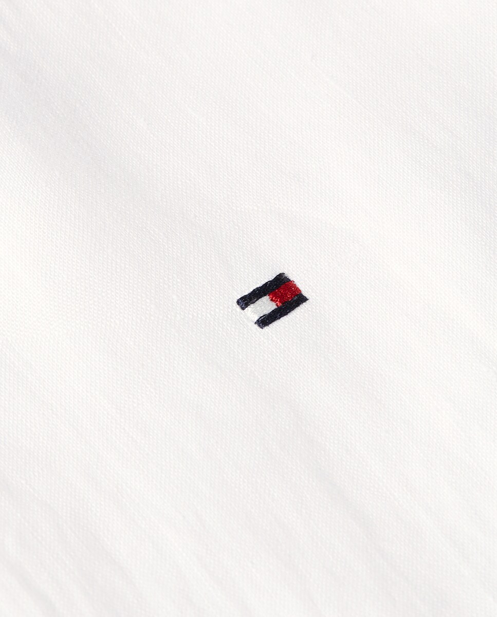 Camisa de Linho com Silhueta Relaxed Branco-7