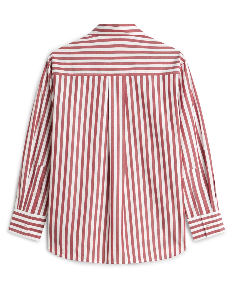 Camisa de Silhueta Relaxed Bordeaux-2