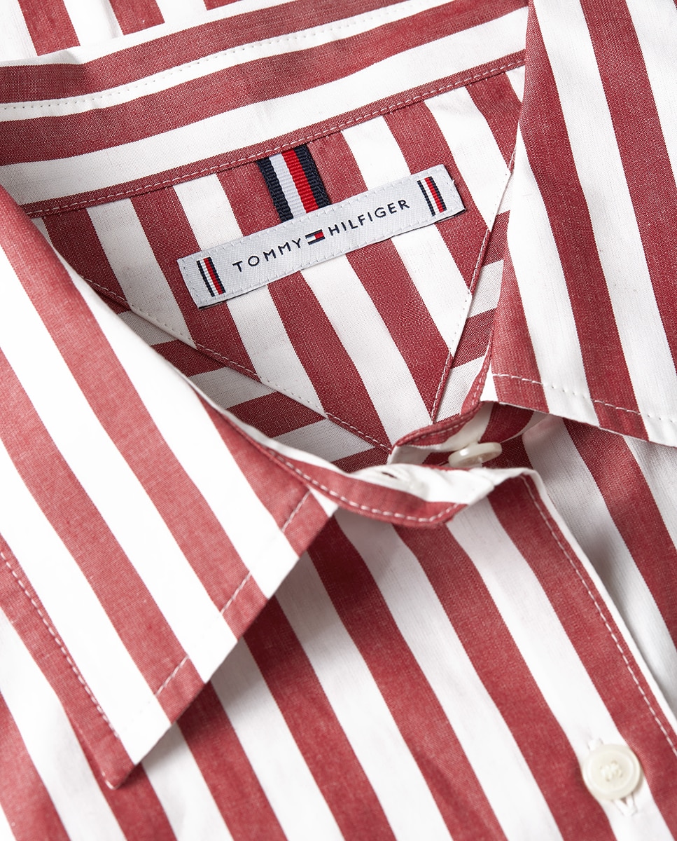 Camisa de Silhueta Relaxed Bordeaux-3