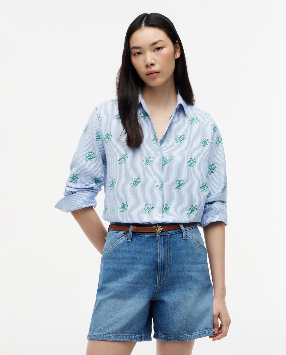 Imagem 0 de Camisa Relaxed Fit com Estampado TH