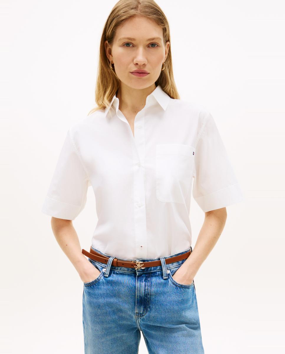 Imagem 0 de Camisa de Popelina com Manga Curta