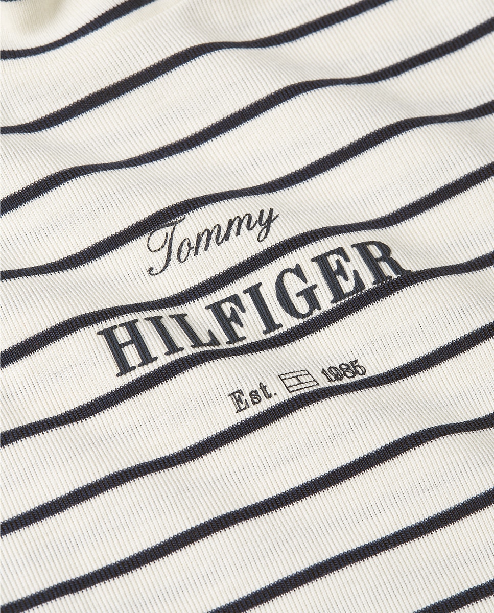 Top de mujer sin mangas y cuello perkins - Tommy Hilfiger - Crudo Crudo-6