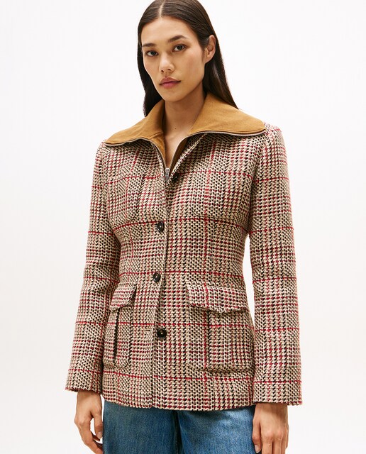 Imagem 0 de Casaco Blazer com Pied-de-poule