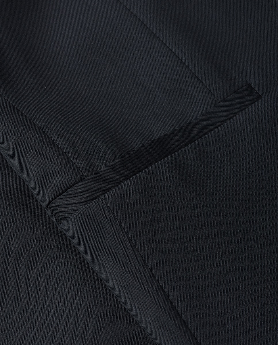 Blazer assertoado com botões dourados Azul-marinho-9