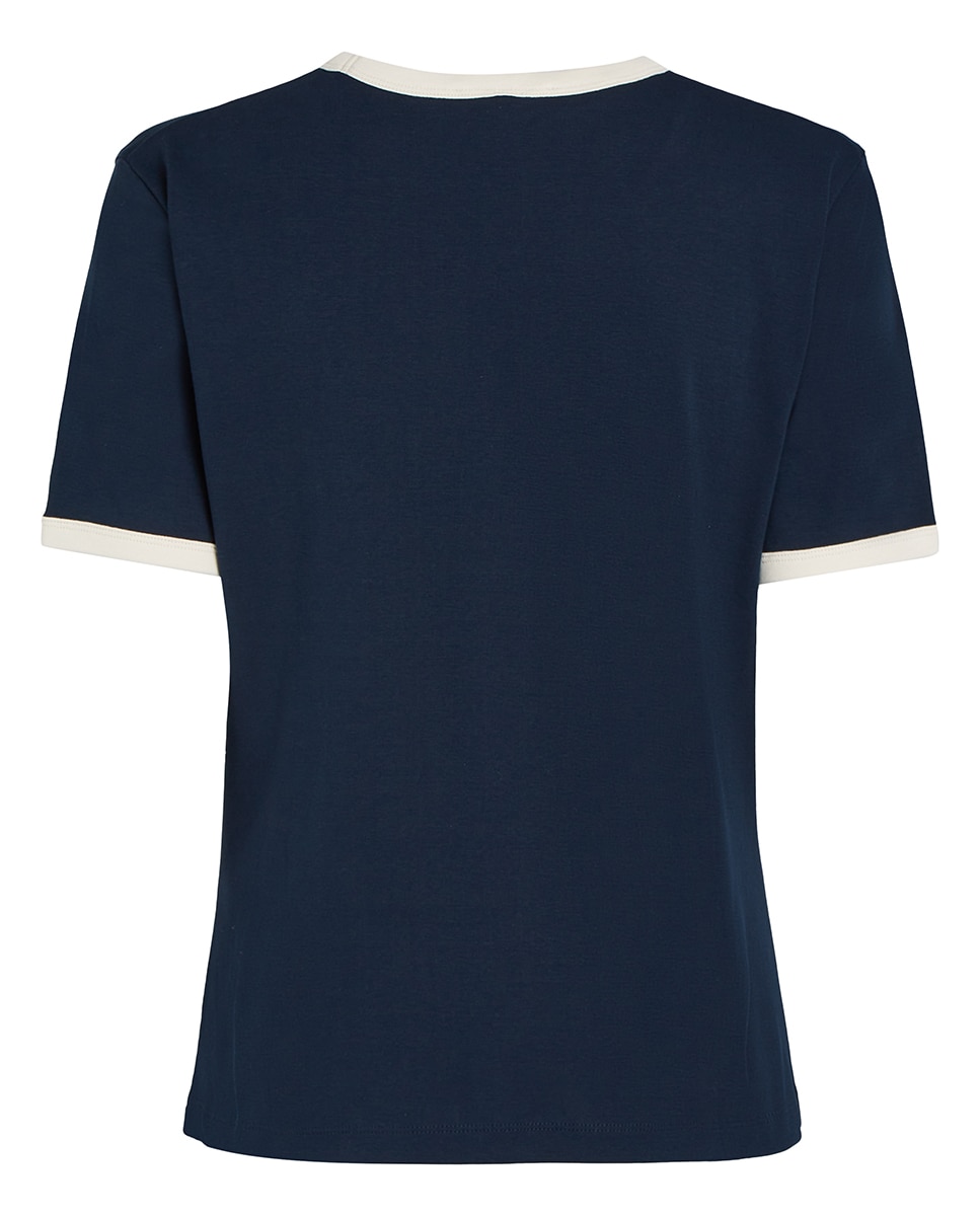T-shirt Regular de Manga Curta Azul-marinho-5
