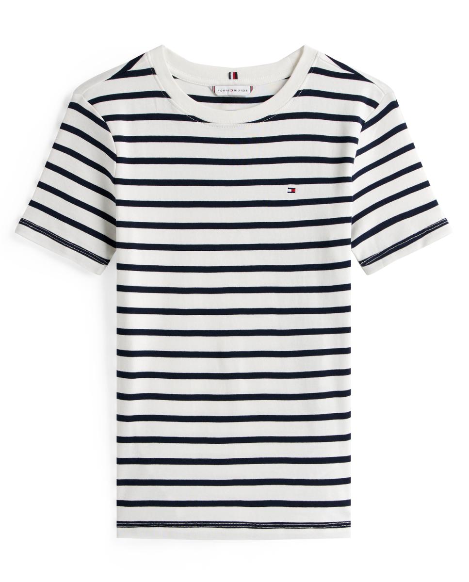 T-shirt Slim Cody de Decote Redondo e Manga Curta Azul-marinho-3