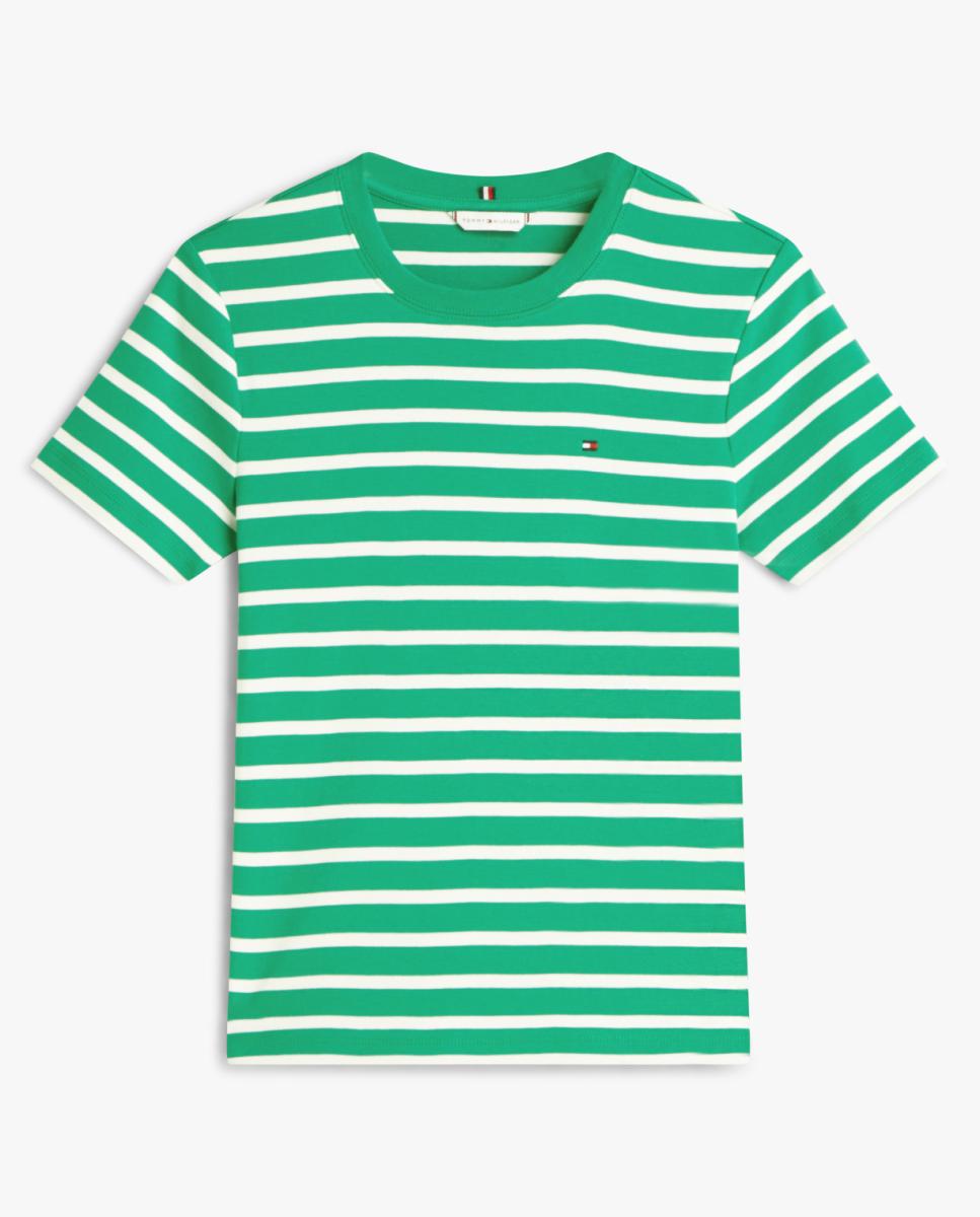 T-shirt Slim Cody de Decote Redondo e Manga Curta Turquesa-4