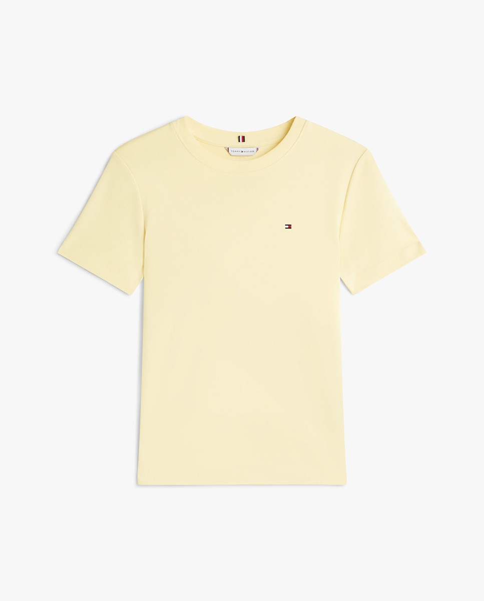T-shirt Slim Cody de Decote Redondo e Manga Curta Amarelo-4