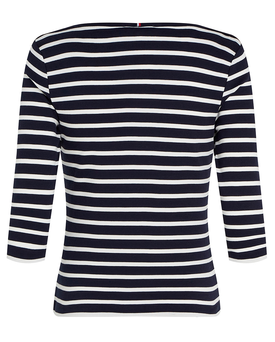 T-shirt de Manga 3/4 Slim Cody Azul-6