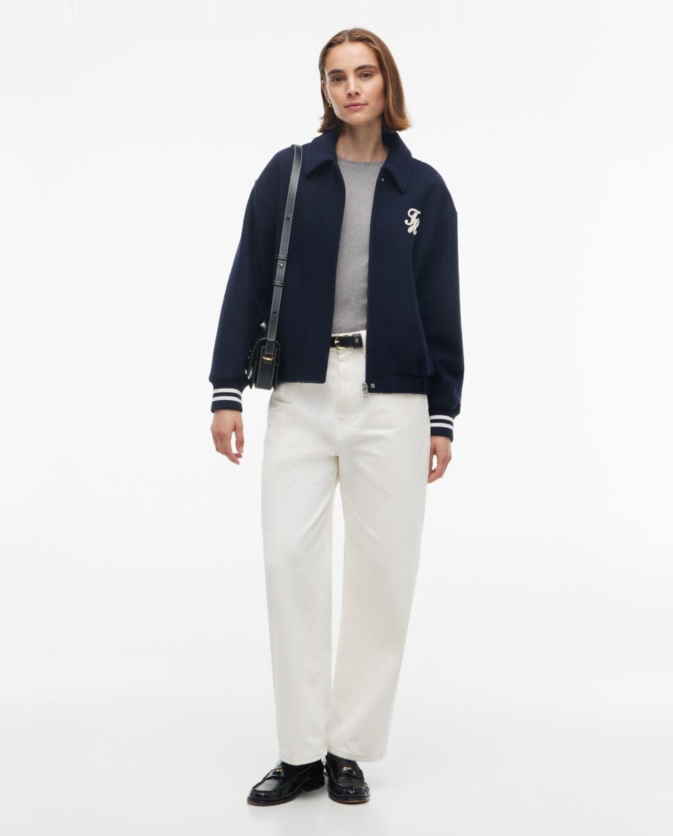 Camiseta de mujer de manga larga y cuello redondo - Tommy Hilfiger - Gris claro Gris claro-5