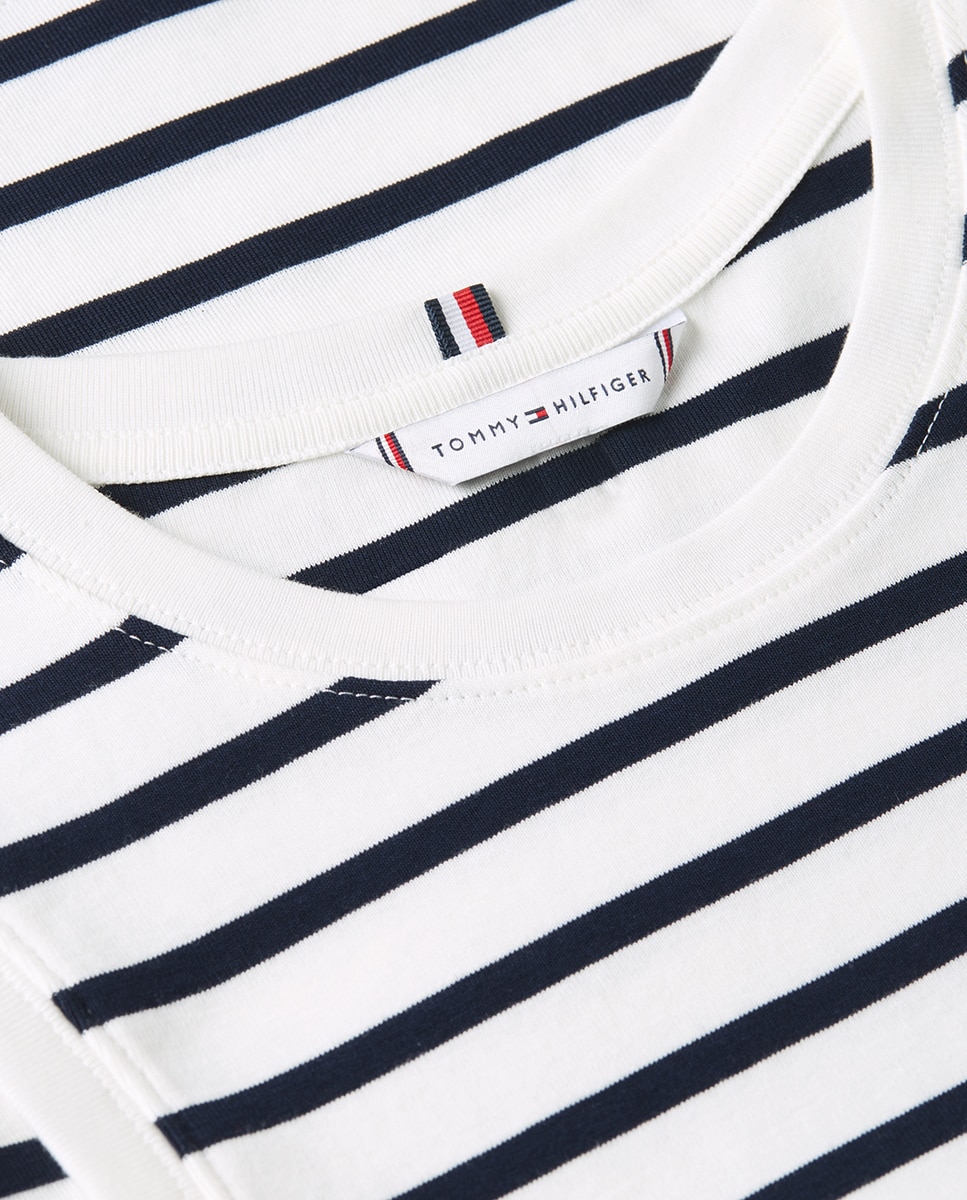 T-shirt de Silhueta Slim Cody sem Mangas Branco-3