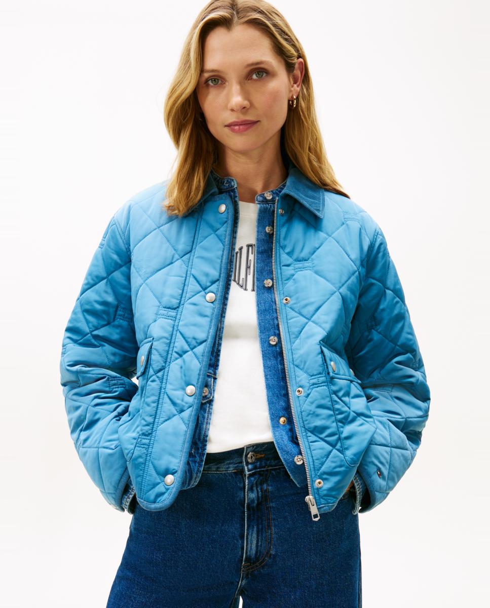 Imagem 0 de Blusão Acolchoado com Bolsos de Aba