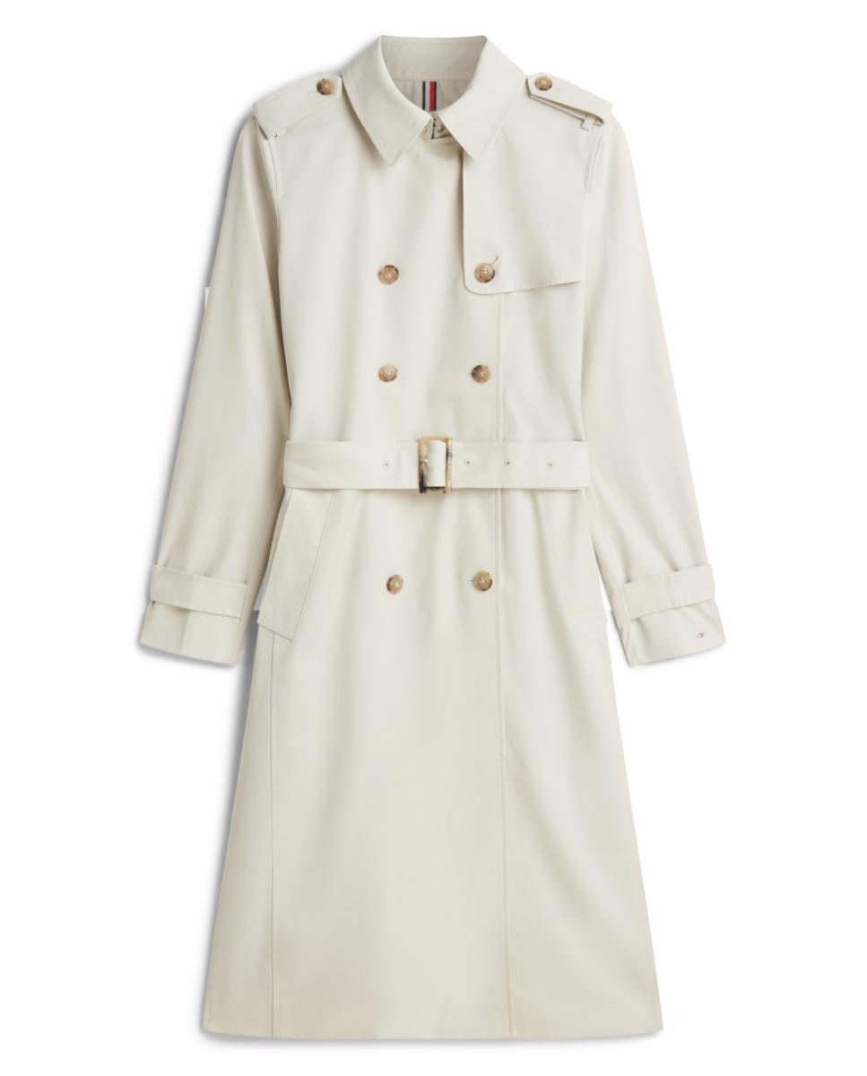 Imagem 0 de Gabardine Midi Cintada de Algodão