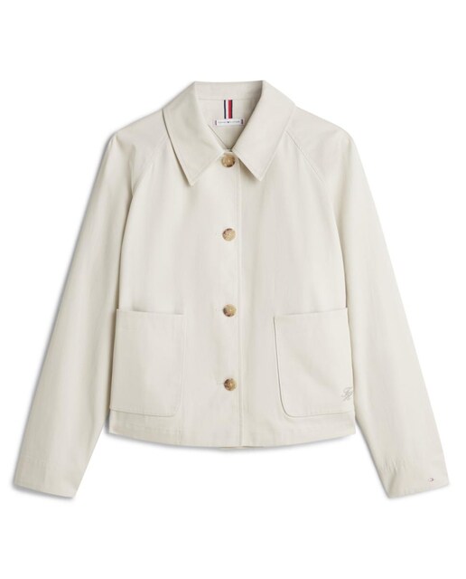 Imagem 0 de Casaco com Bolsos de Remendo e Botões à Frente