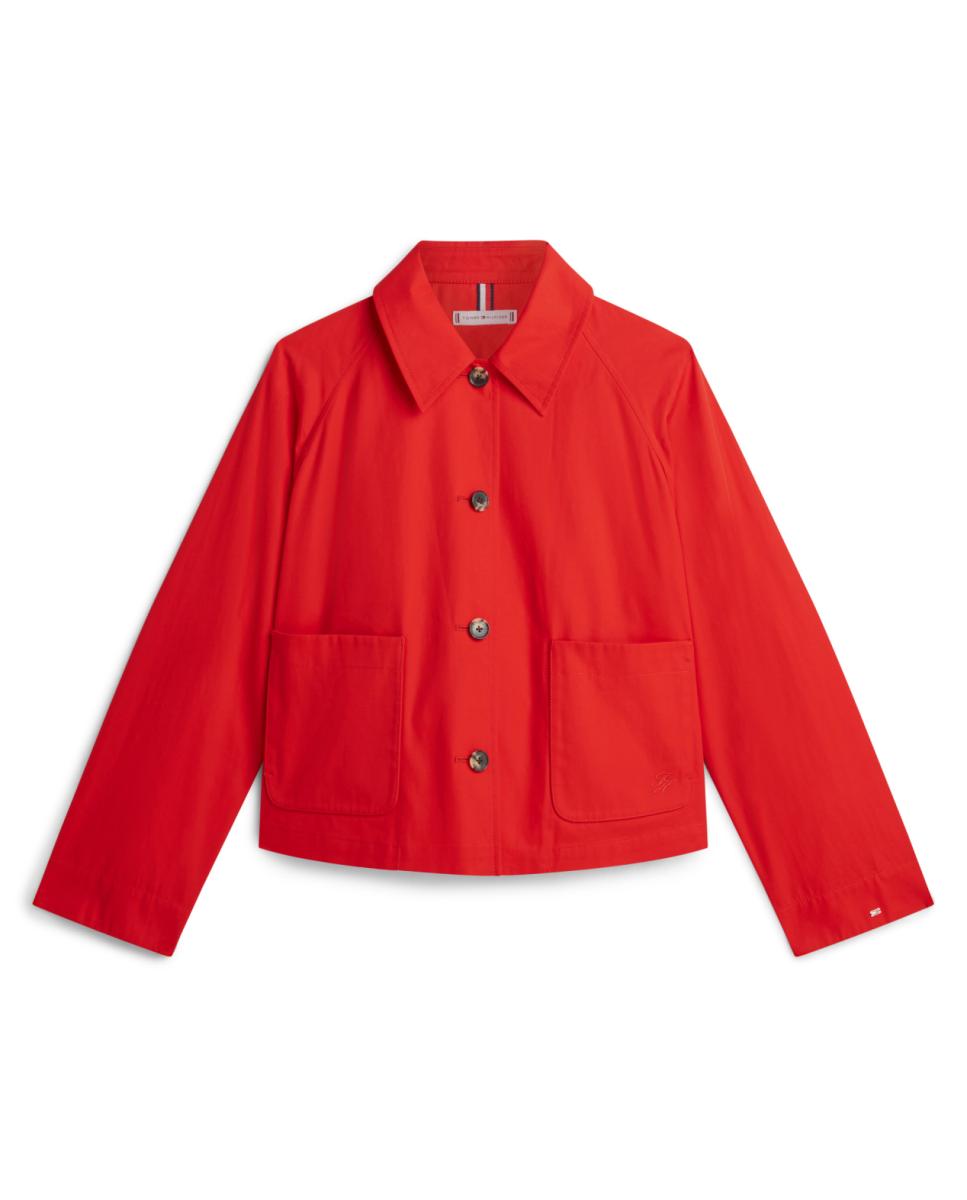 Imagem 0 de Casaco com Bolsos de Remendo e Botões à Frente