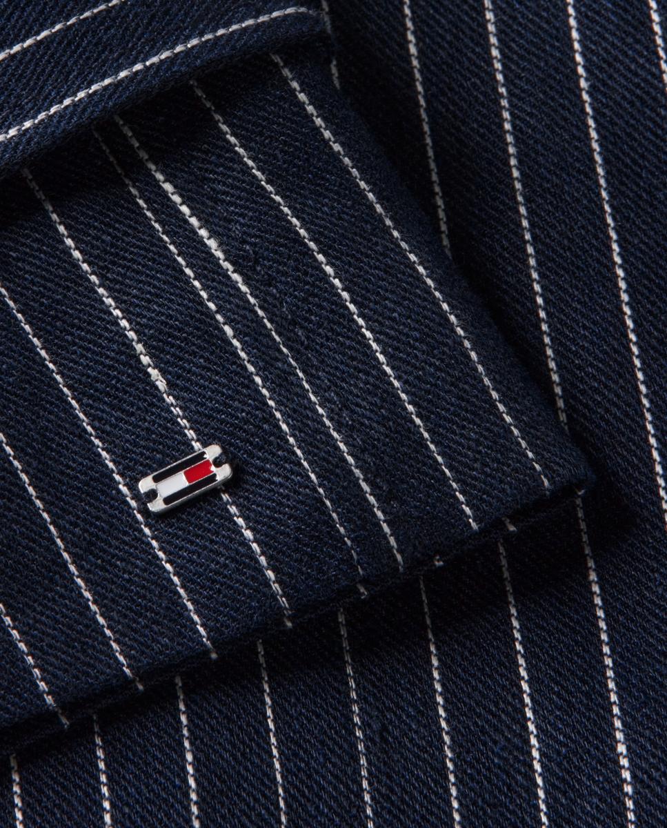 Gabardine com Risca Diplomática e Cinto Azul-marinho-7