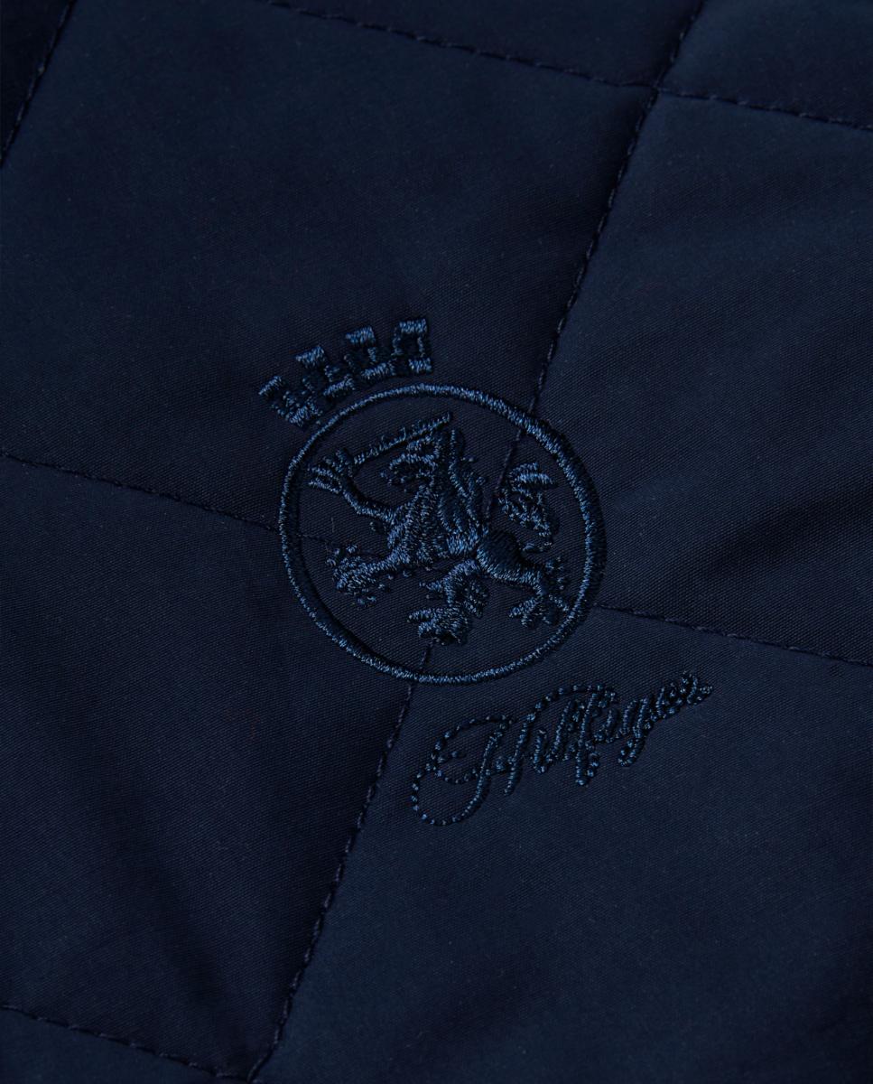 Casaco Acolchoado Slim Fit Azul-marinho-5