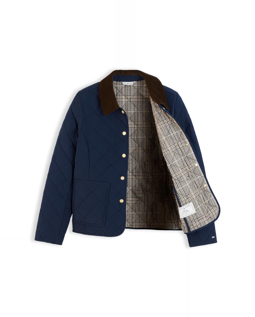 Casaco Acolchoado Slim Fit Azul-marinho-6