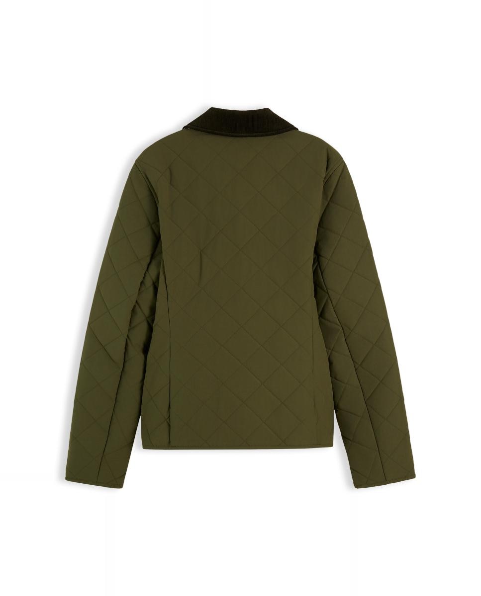Casaco Acolchoado Slim Fit Verde-militar-2