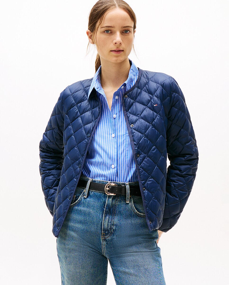 Chaqueta de mujer acolchada de botones · Tommy Hilfiger · El Corte