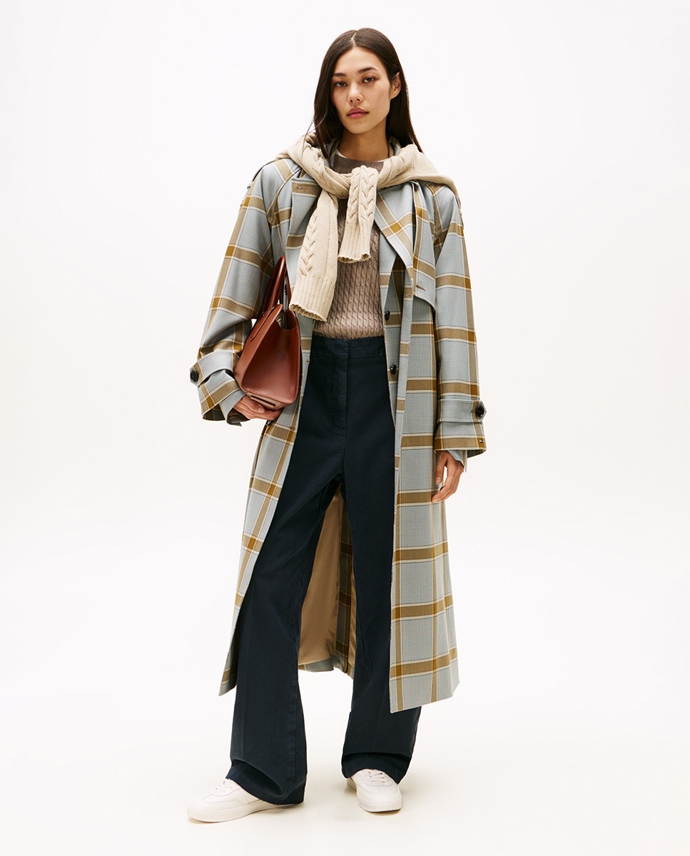 Gabardine de Lã Azul-1