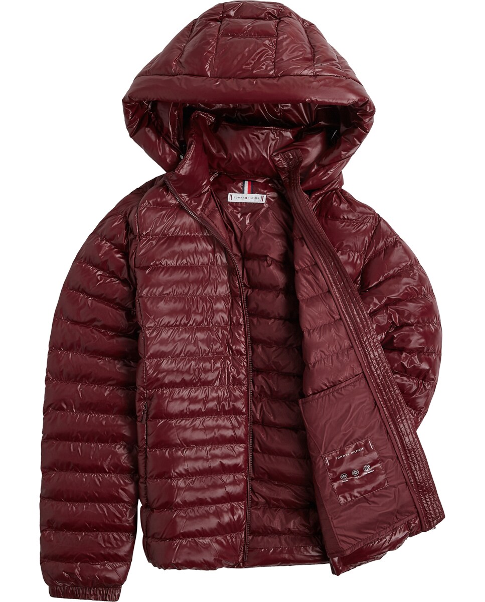 Plumífero de mujer con capucha y cierre de cremallera · Tommy