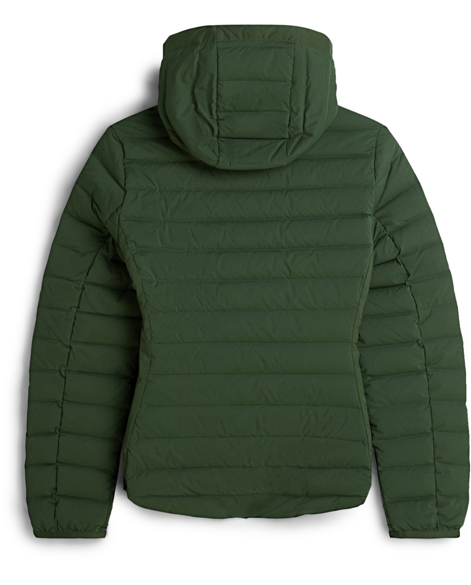 Casaco Acolchoado com Capuz Turquesa-6