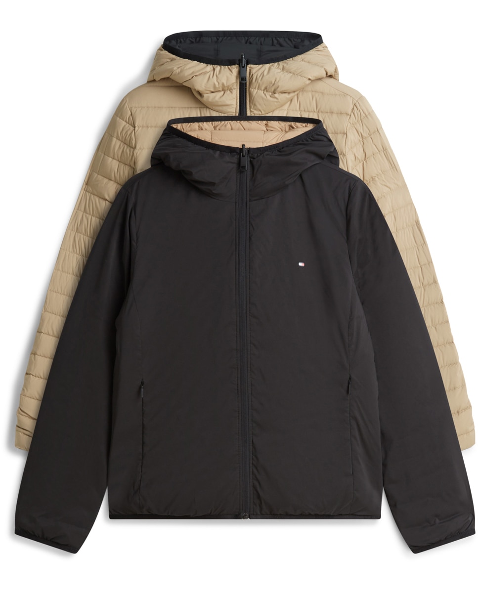 Casaco Reversível com Capuz Preto-5