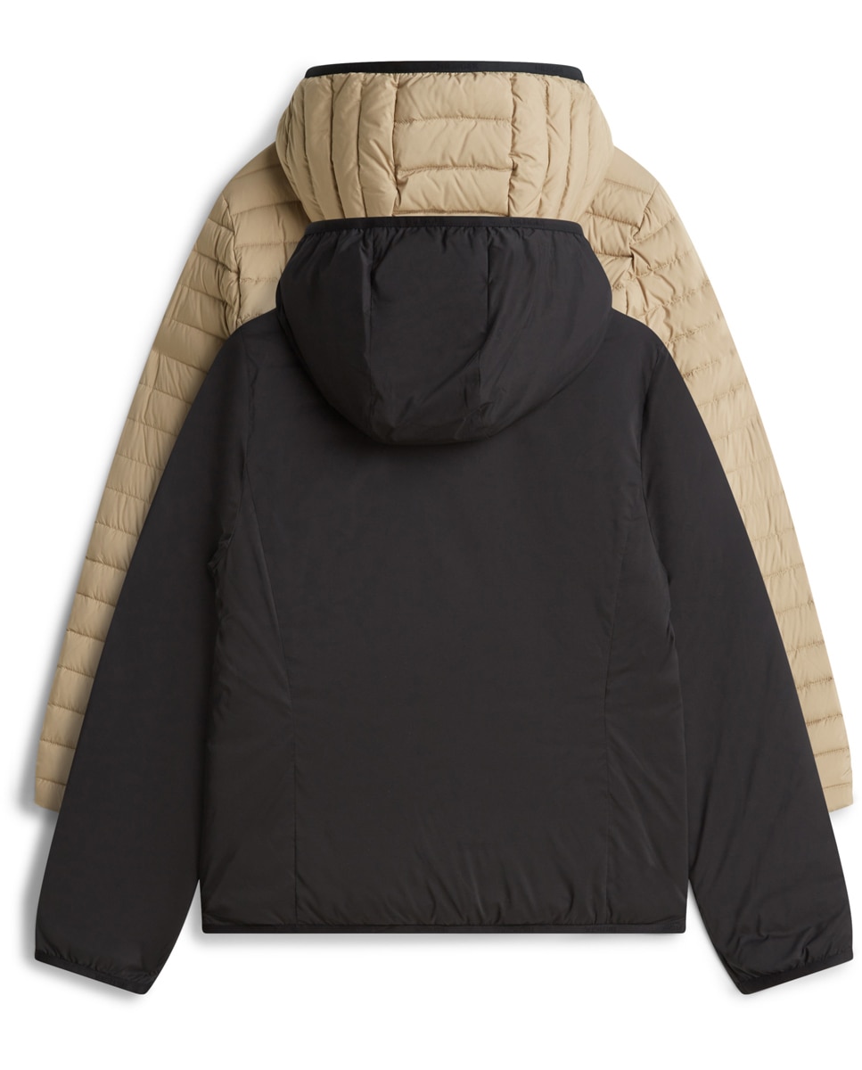 Casaco Reversível com Capuz Preto-6