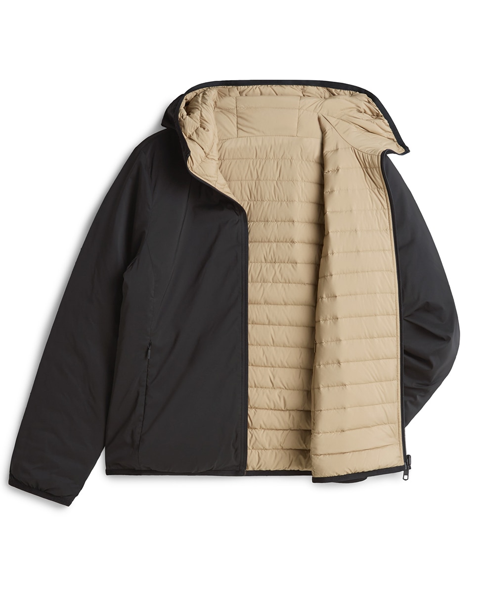 Casaco Reversível com Capuz Preto-9