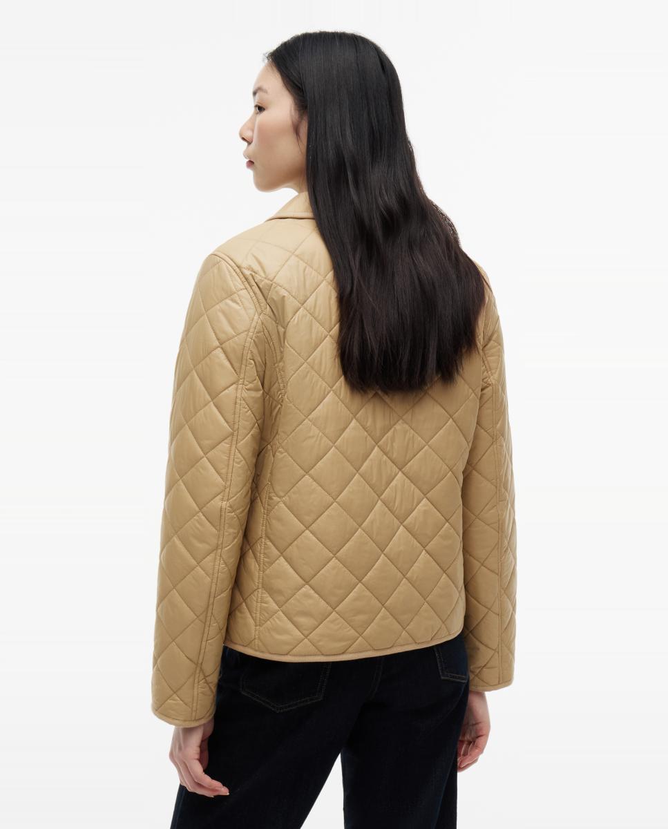 Sobretudo Acolchoado Quilted Camel-4