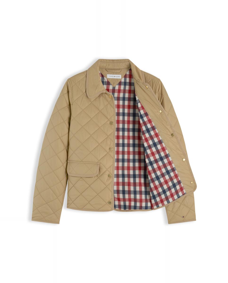 Sobretudo Acolchoado Quilted Camel-6