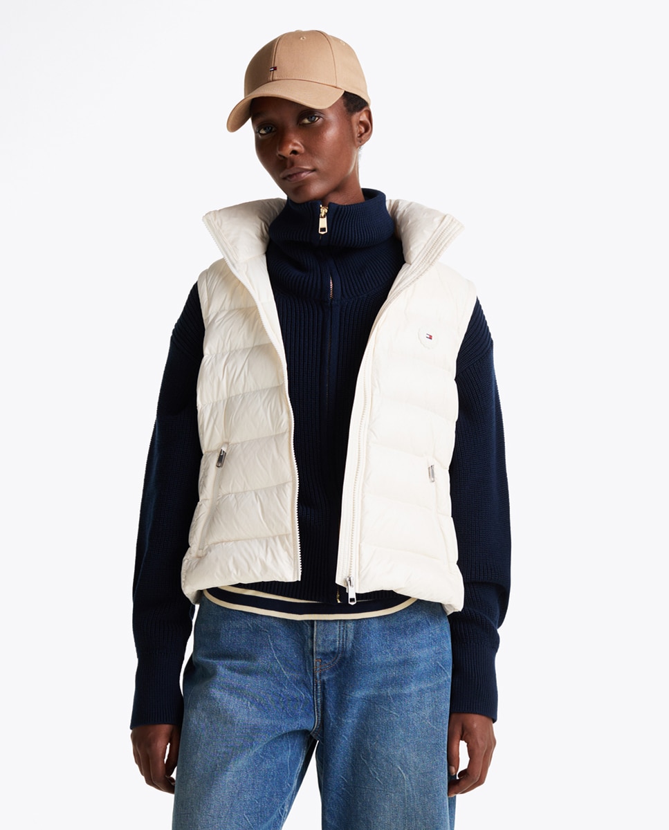 Corte Inglés Tommy Hilfiger Chaleco Chaleco Acolchado De Mujer Con