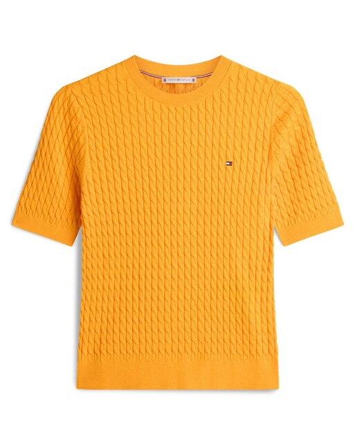 Imagem 0 de Camisola de Malha do Cabo com Manga Curta