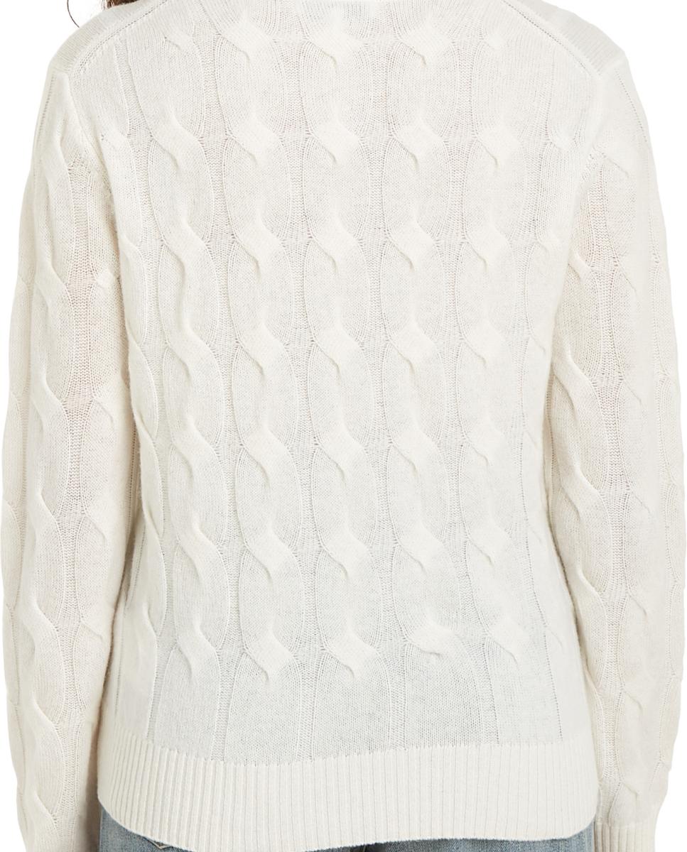 Jersey de mujer de lana de ochos - Tommy Hilfiger - Crema Crema-9