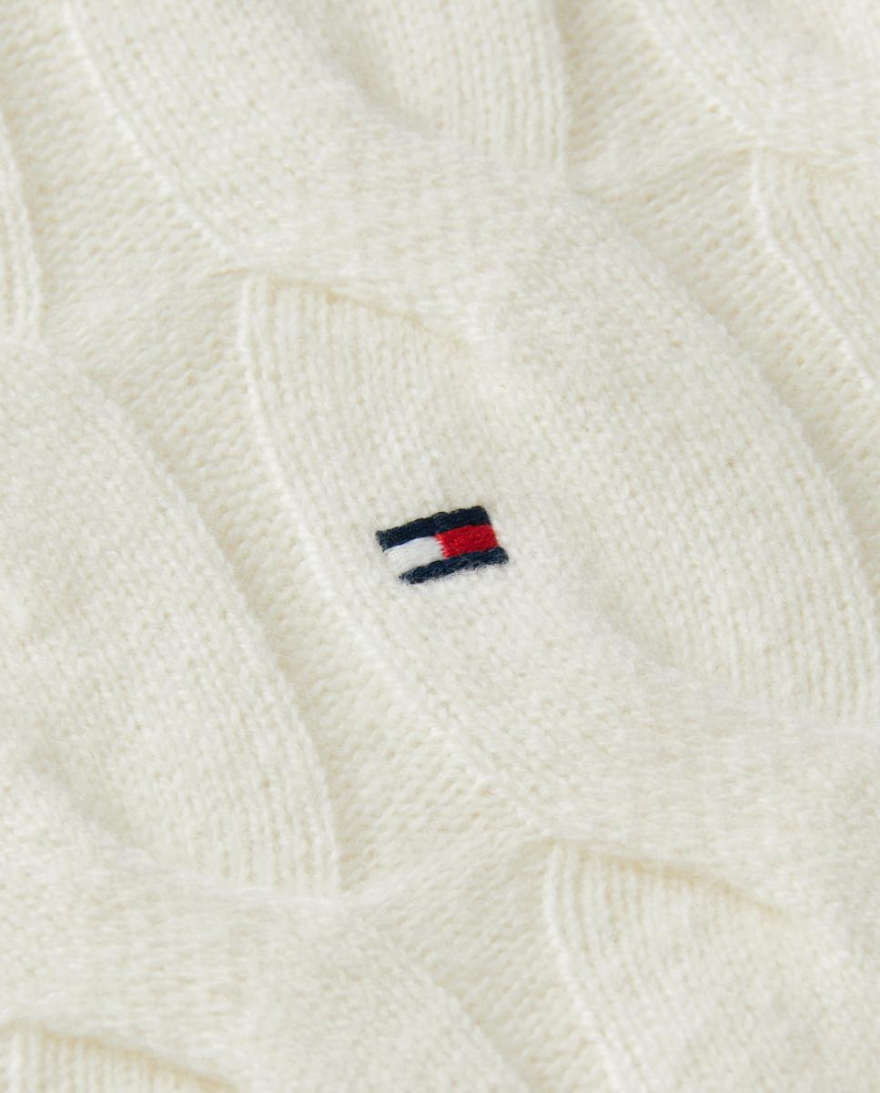 Jersey de mujer de lana de ochos - Tommy Hilfiger - Crema Crema-14