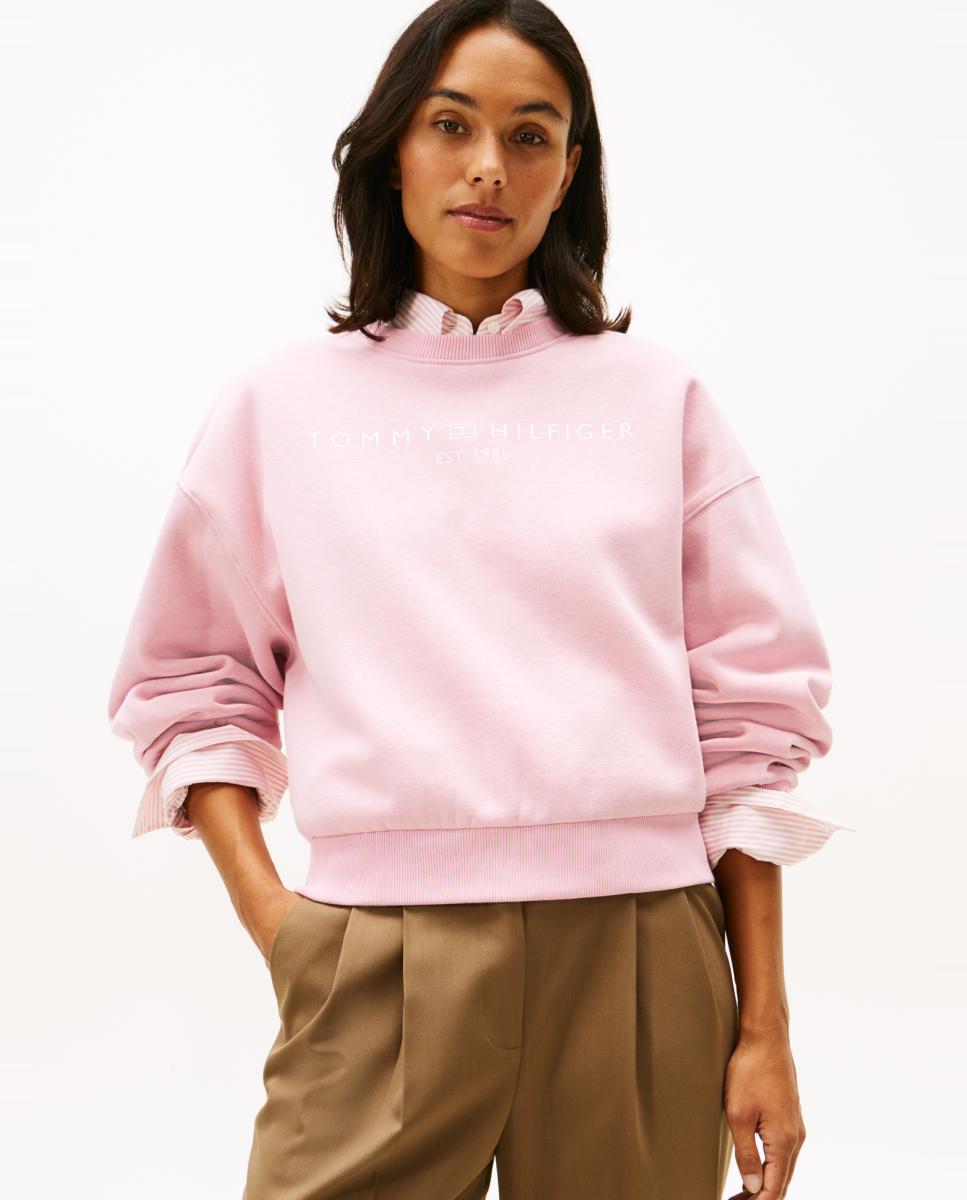 Imagem 0 de Sweatshirt de Decote Redondo e Logótipo Bordado