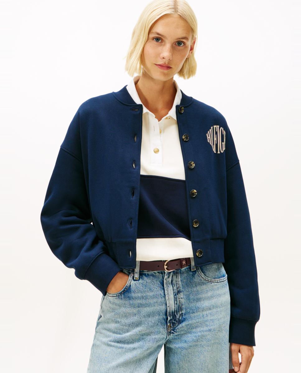 Imagem 0 de Blusão Bomber Varsity em Felpa